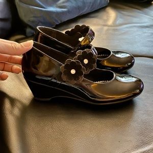 Like New Girl’s Size 3 Black High Heel Dress Shoes